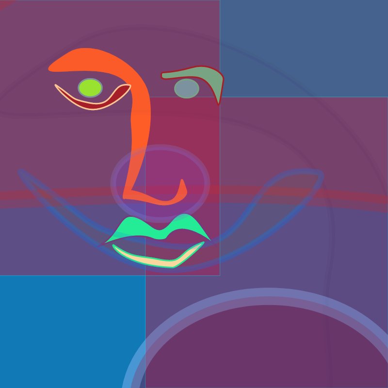 Vector Face #23 static token preview