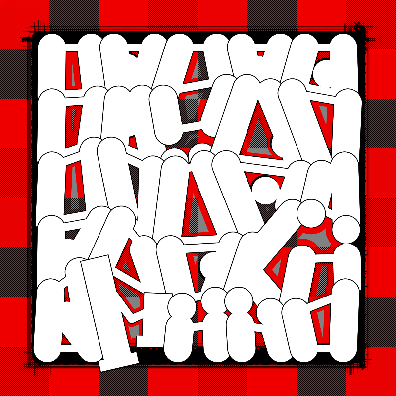 "Alphabetic signs" - (MatrixV2) #39 static token preview