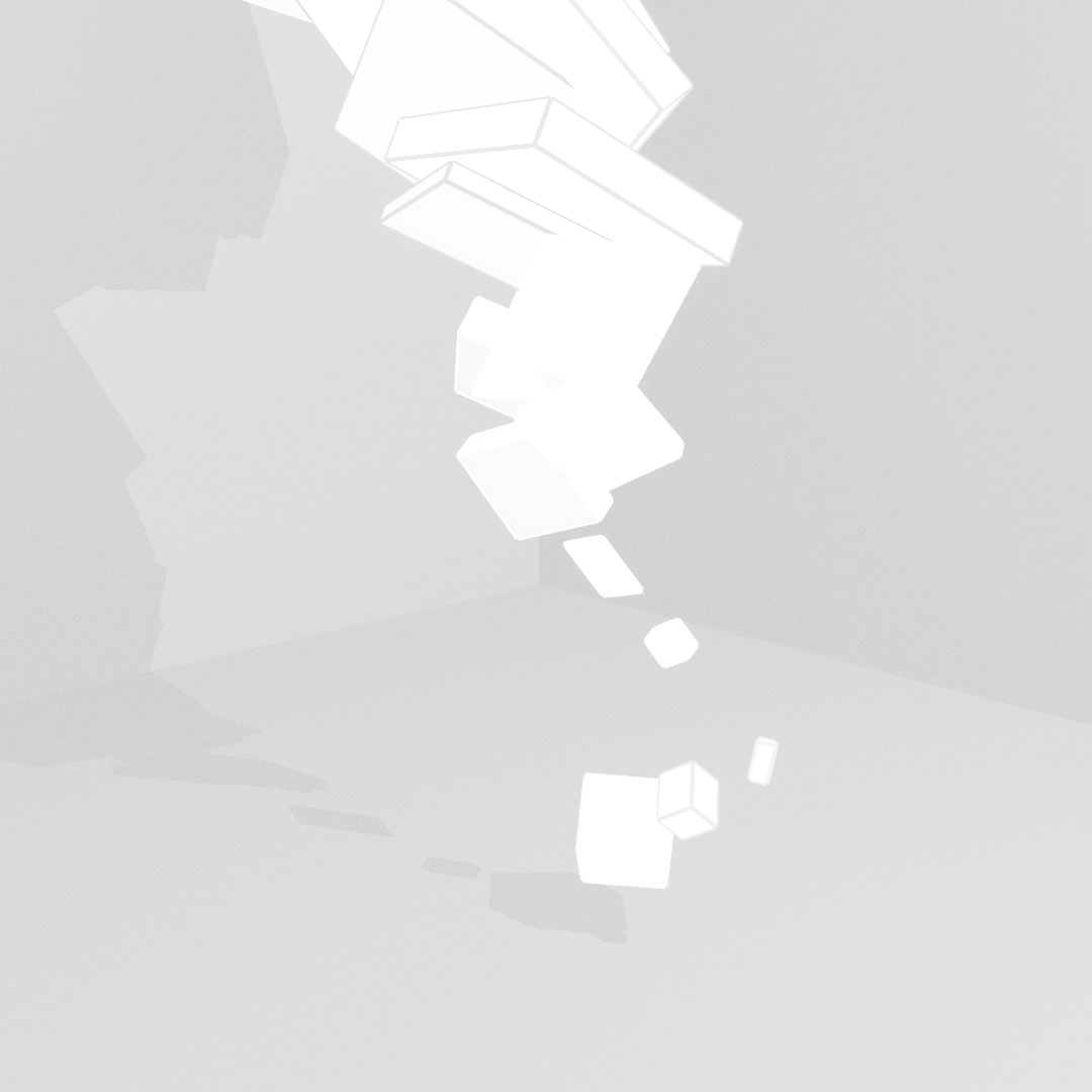 Cubes Blancs sur Fond Blanc #19 static token preview