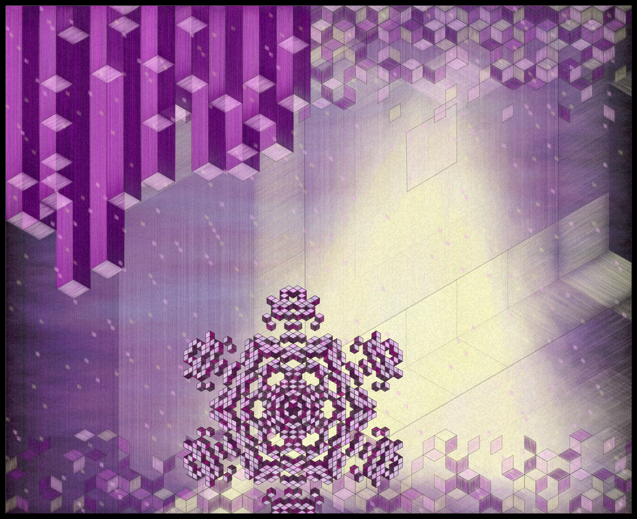 View From Our Window Depicted In Rhombuses #18 static token preview