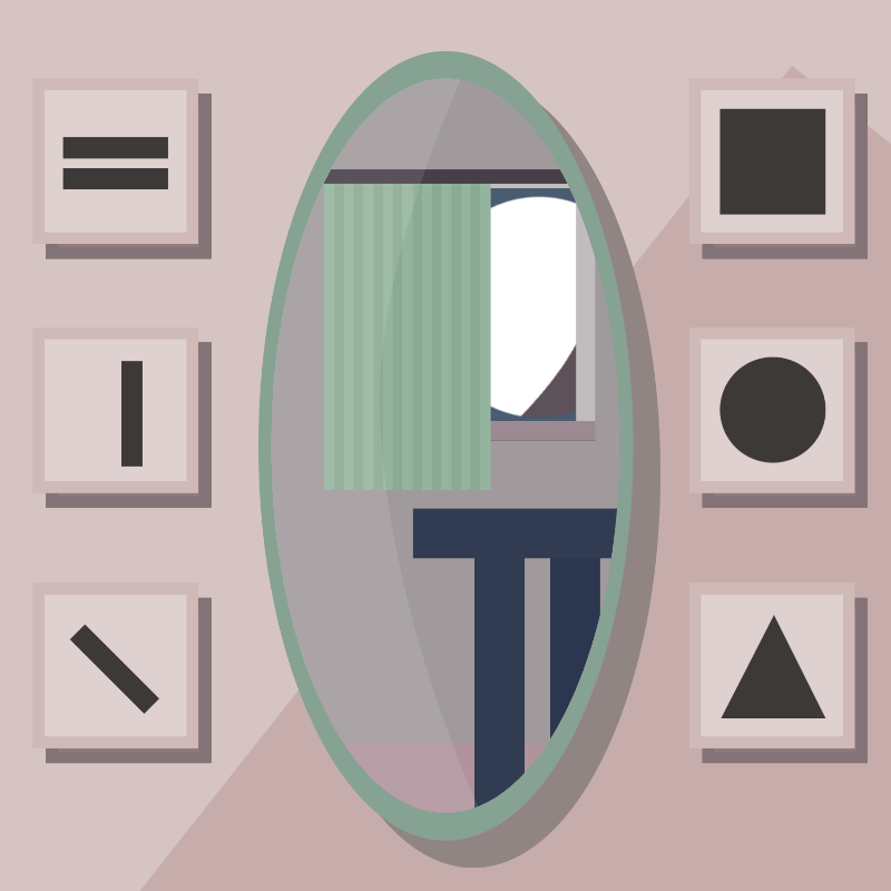 A moon in\and the mirror. #9 static token preview