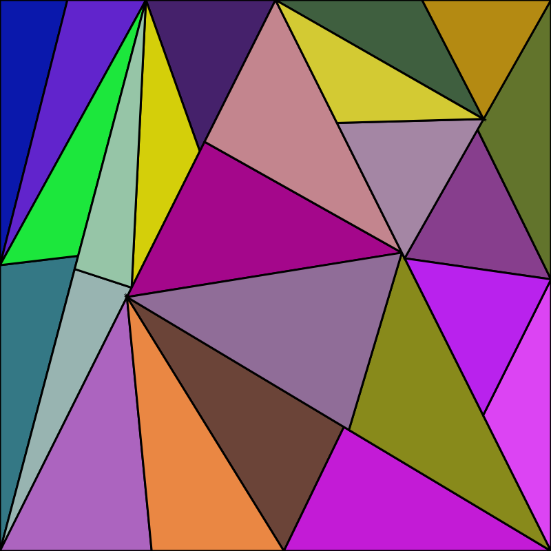 Generative Post Modernism Triangles #1 static token preview
