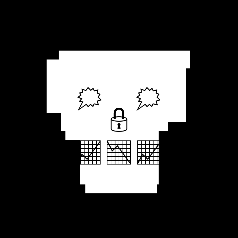 NotSkull(B&W) #9 static token preview
