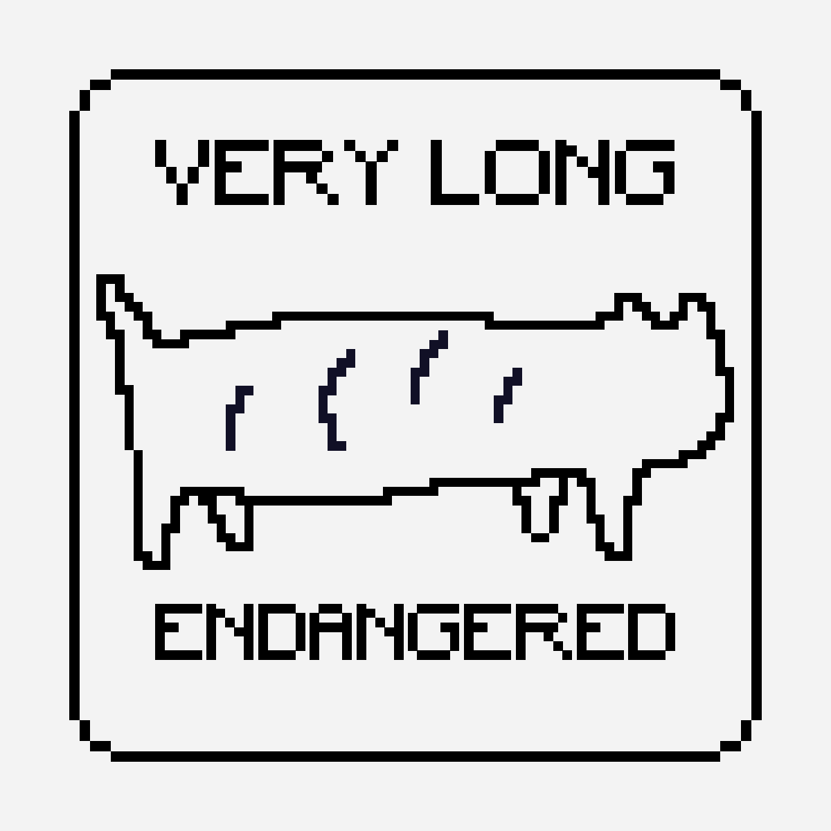 VERY LONG ENDANGERED CAT #11 static token preview
