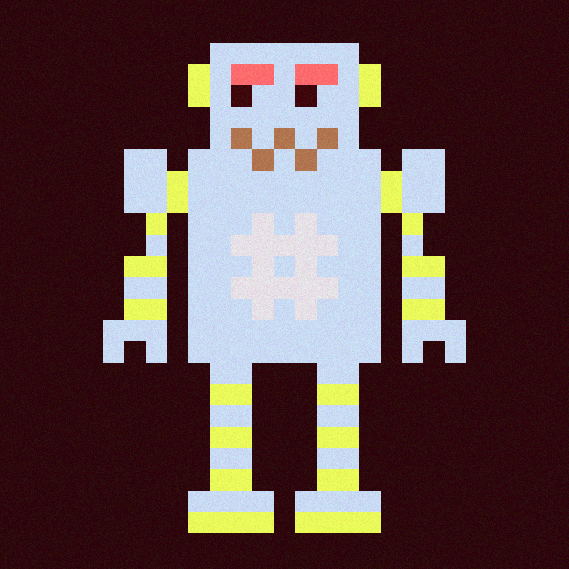 Pixelbots #21 static token preview