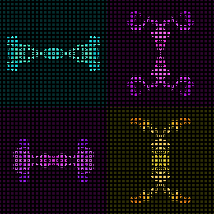 Dither Creatures 2x2 #12 static token preview