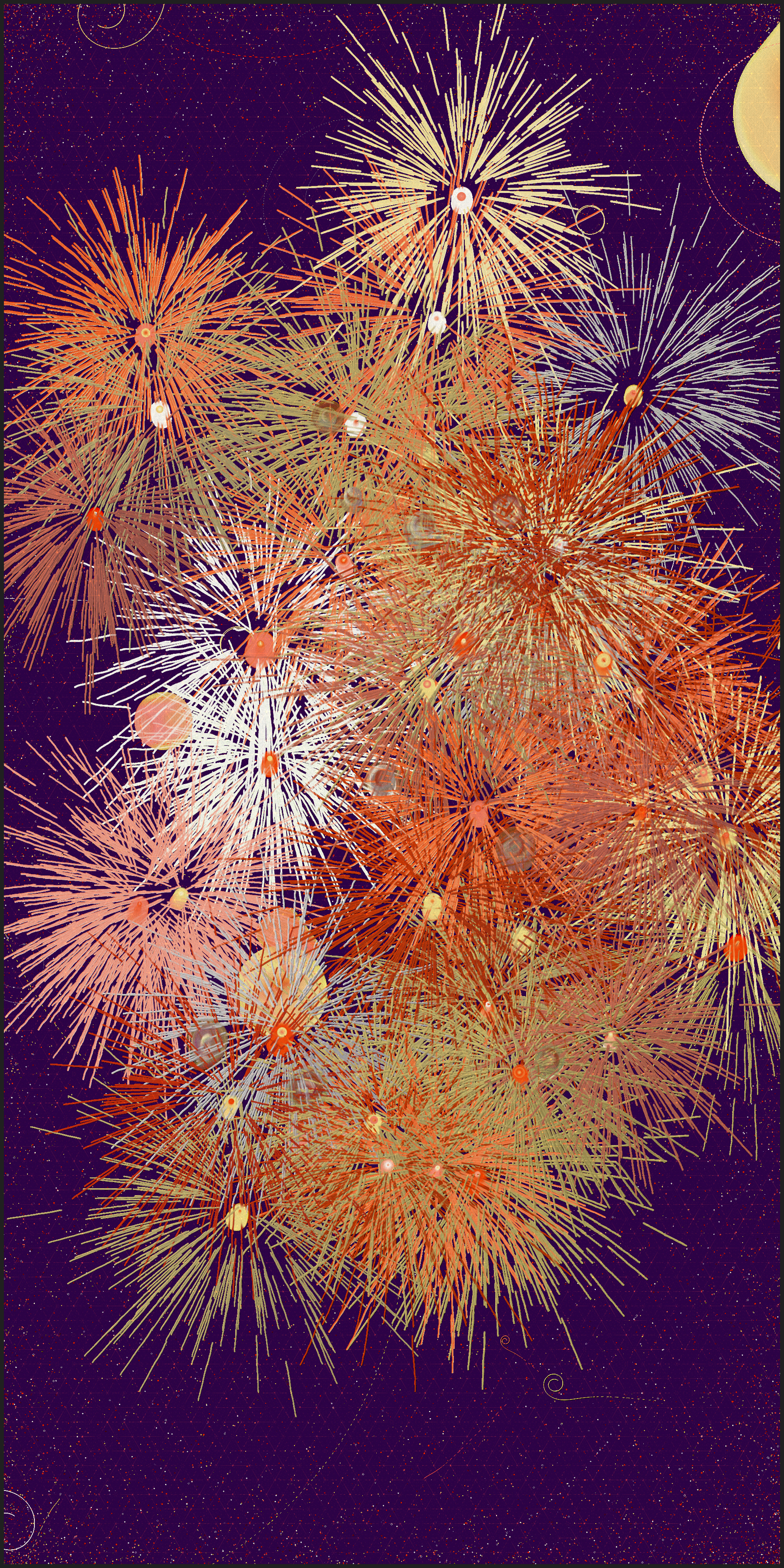 真夏の花火　Fireworks in Midsummer #26 static token preview