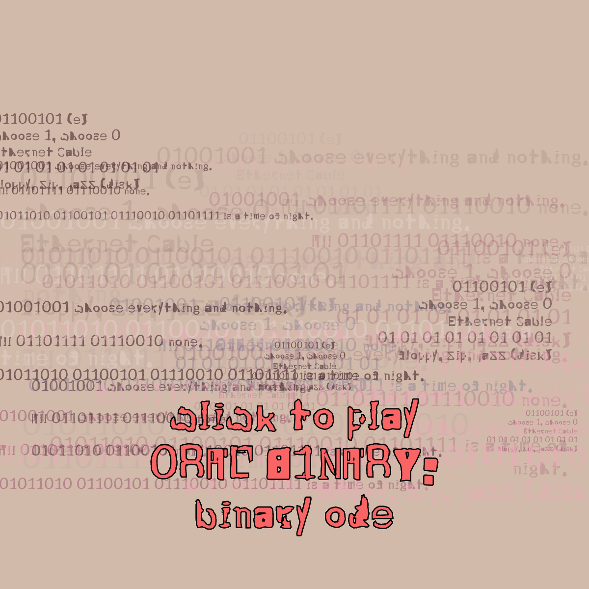 0RAL B1NARY: “BINARY ODE” #234 static token preview