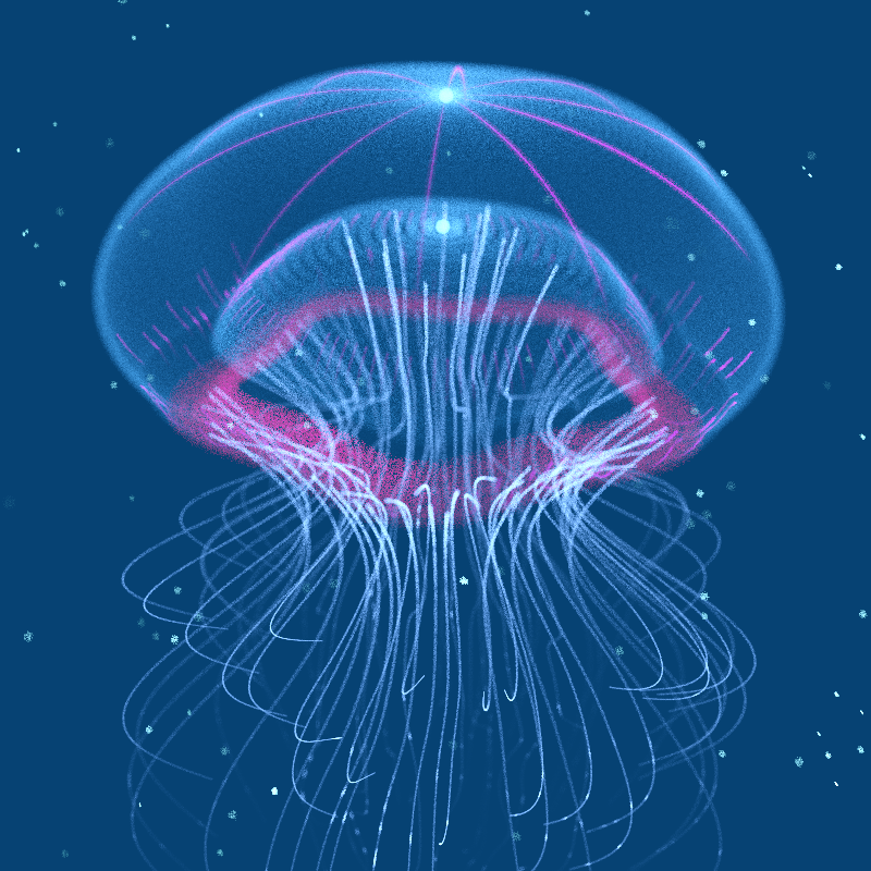 Creatures of the Deep #1 - The Jellyfish #25 static token preview