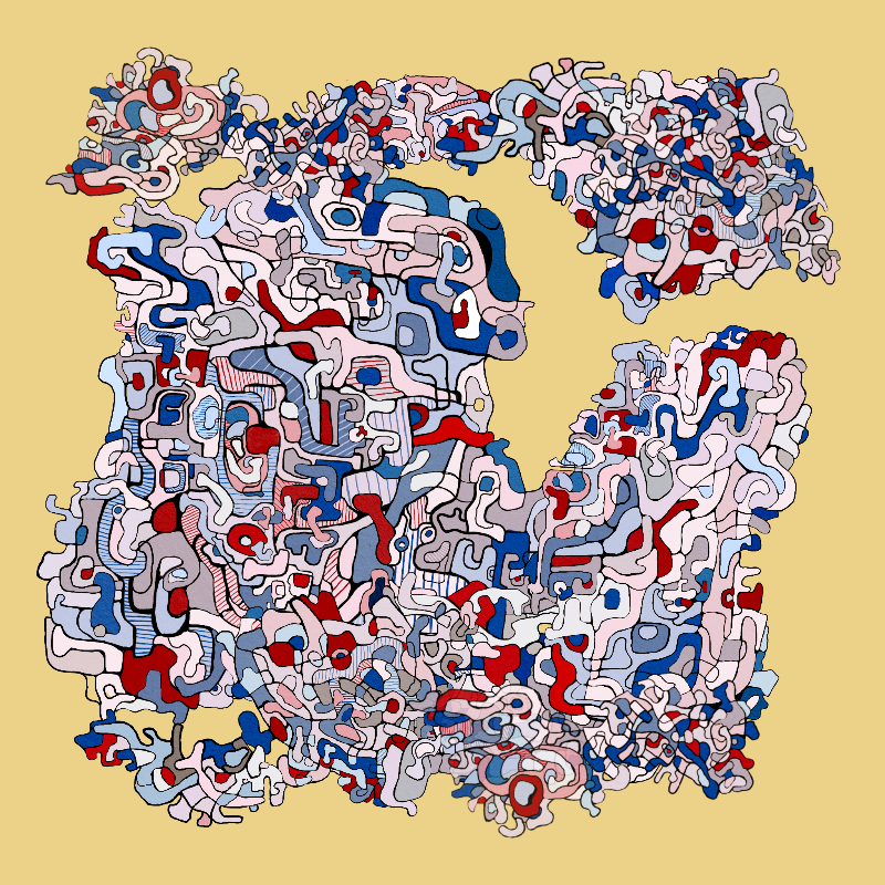 Swim in Dubuffet Thought #21 static token preview