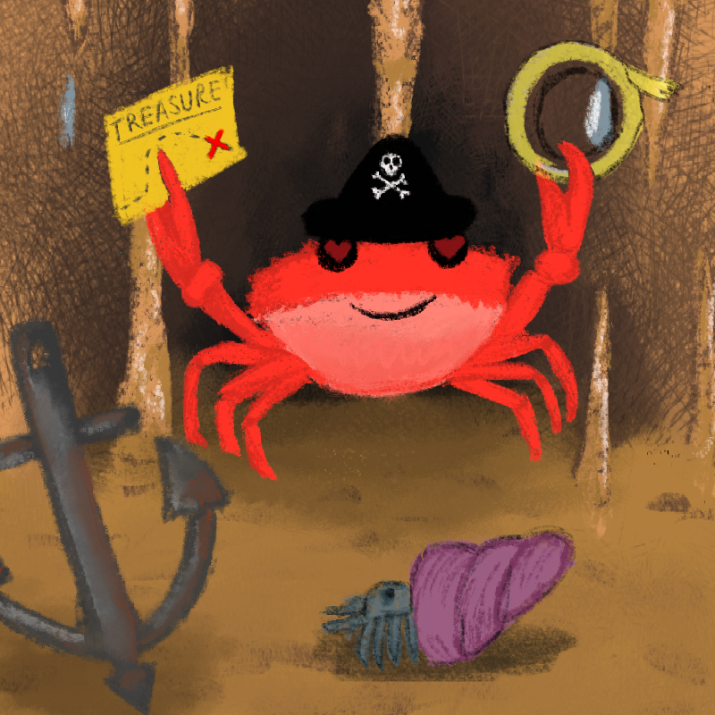 Silly Crab #12 static token preview