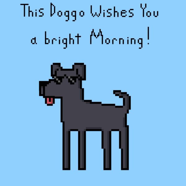 A wishful Doggos #1 static token preview