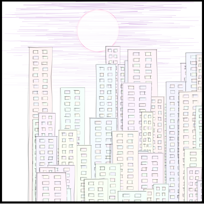 City sketch #6 static token preview