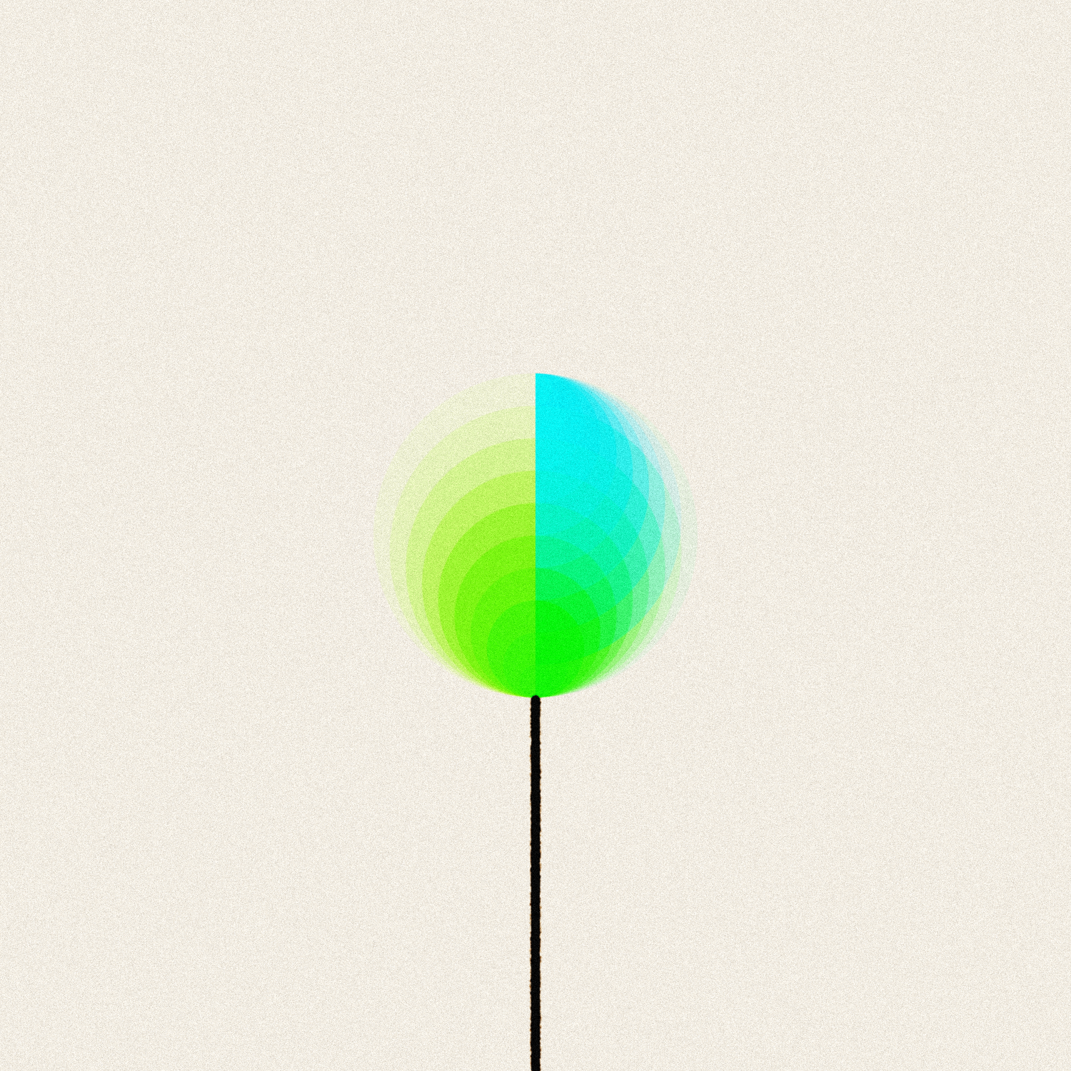 Fx(hash) Generative Birthday Candle #9 static token preview