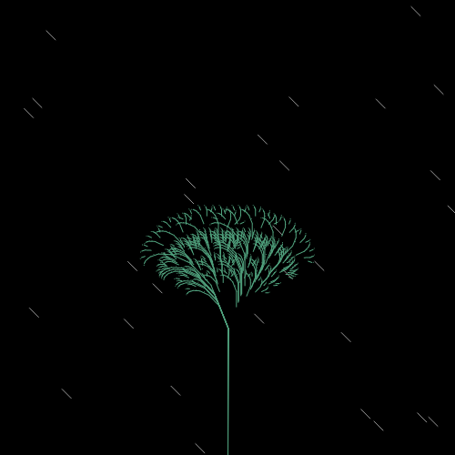 Trees in the rain #3 static token preview