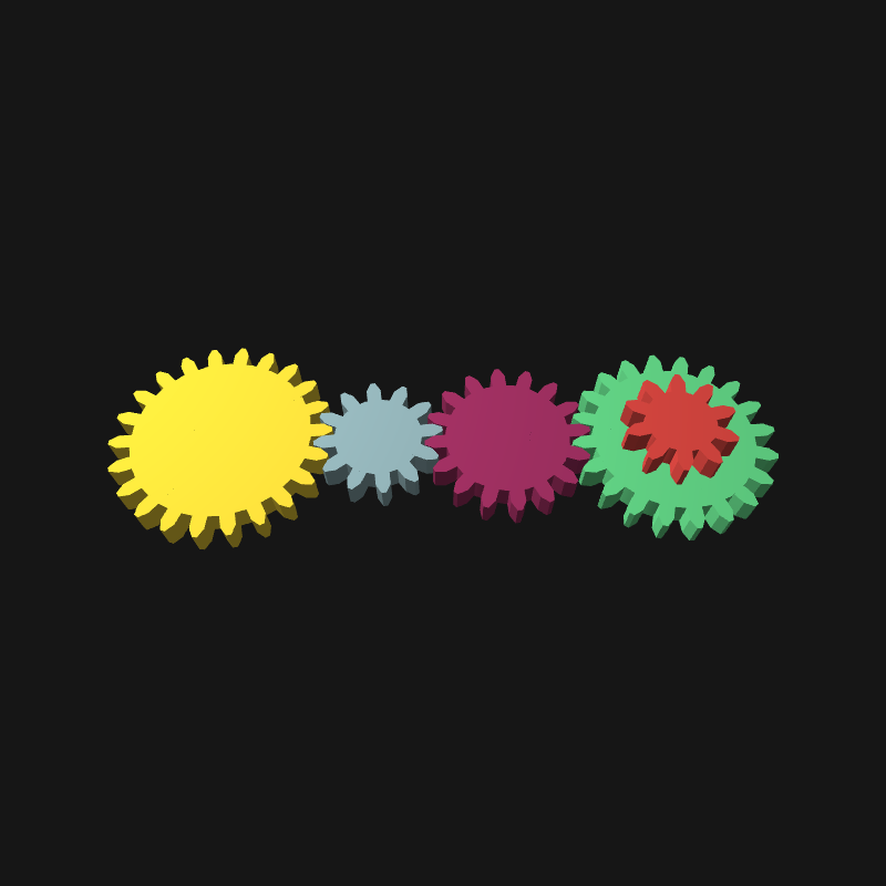 Mechanical gears #6 static token preview
