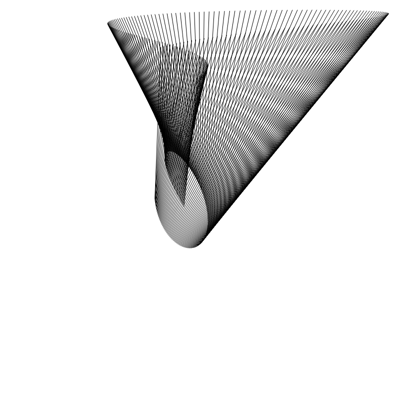 Sinus Cosinus #N Black on White #19 static token preview