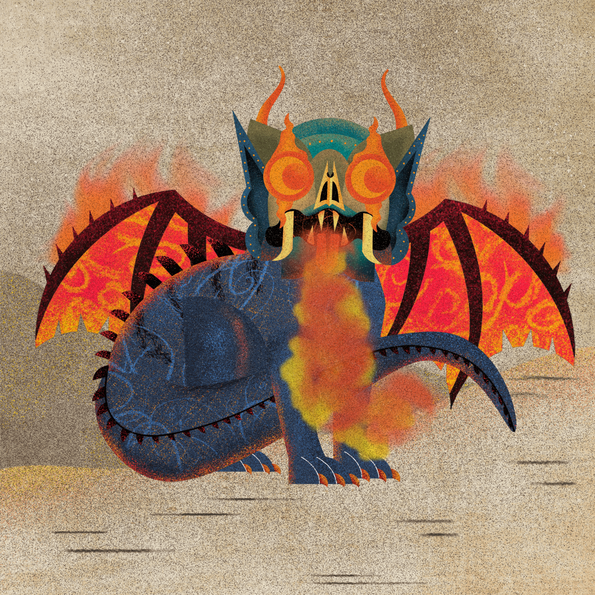 Ancient dragon #8 static token preview
