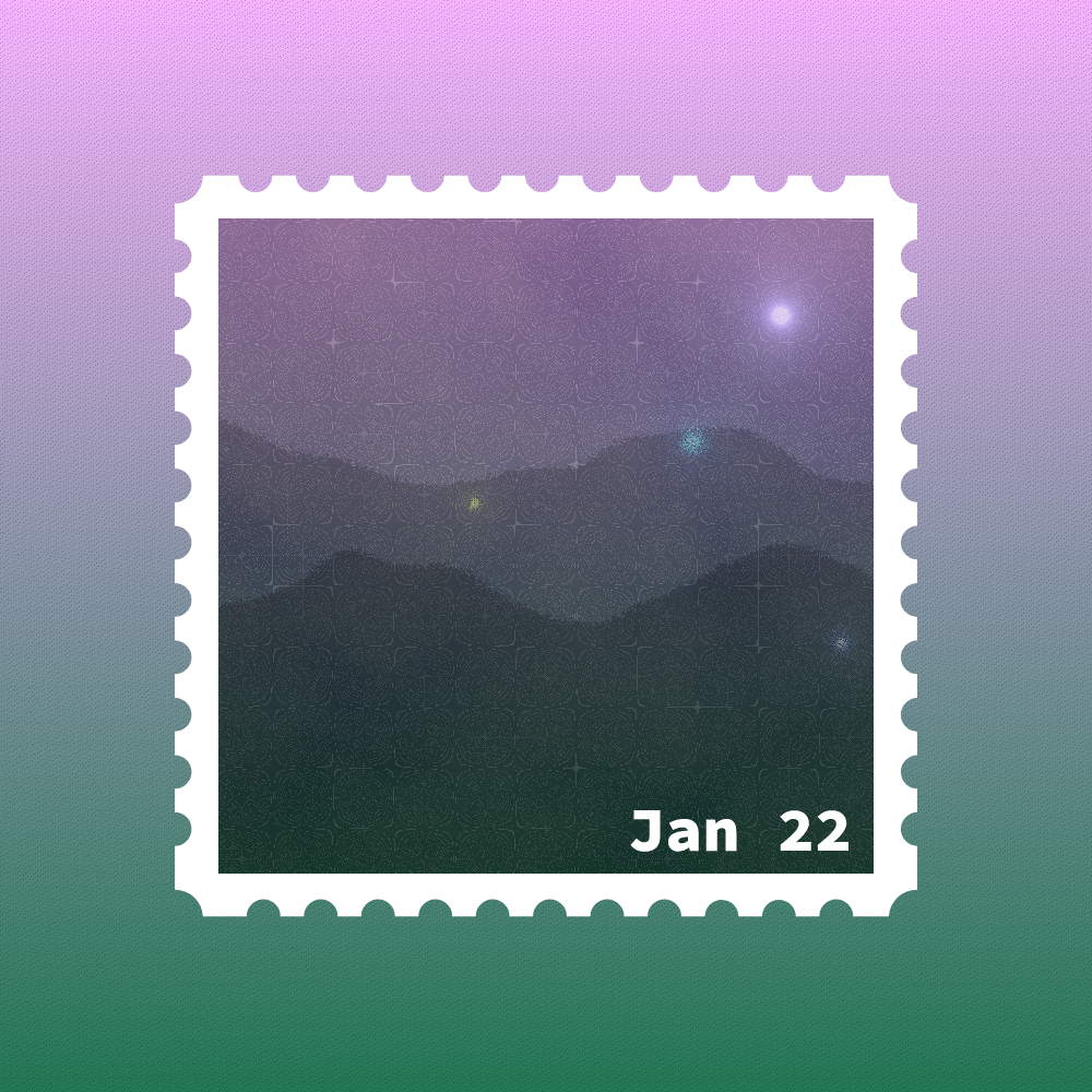 January 2022 stamp #11 static token preview