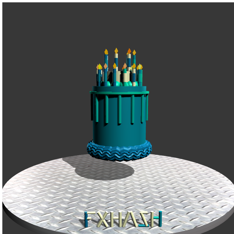 “Happy 1st Year Anniversary” #17 static token preview
