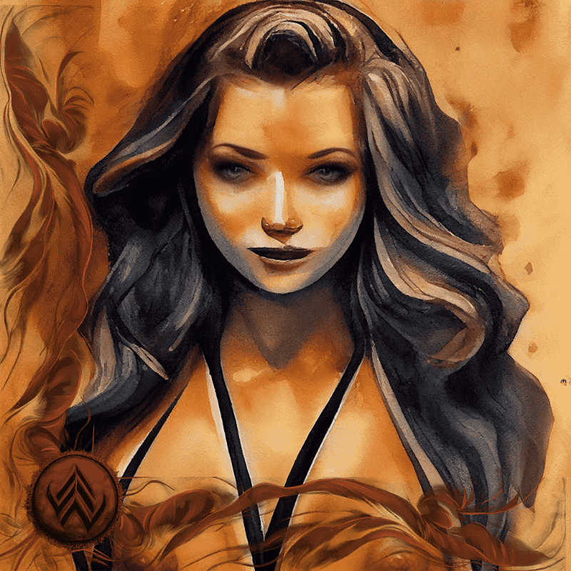 Virgo Girl #3 static token preview