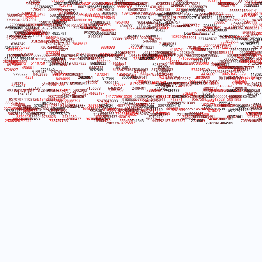 Painting by Random Prime Numbers #17 static token preview