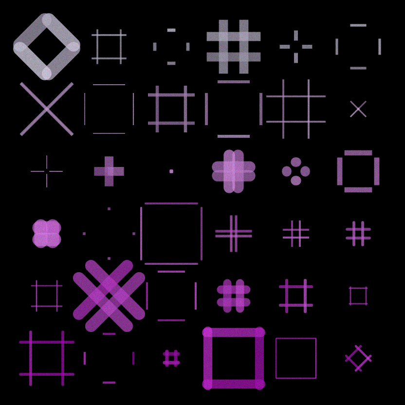 Hash Grid #4 static token preview