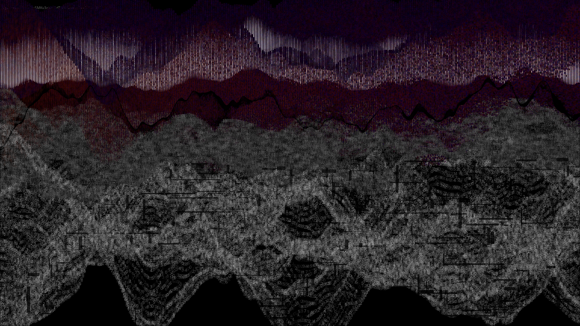 Pixel rain in a data landsacape #25 static token preview