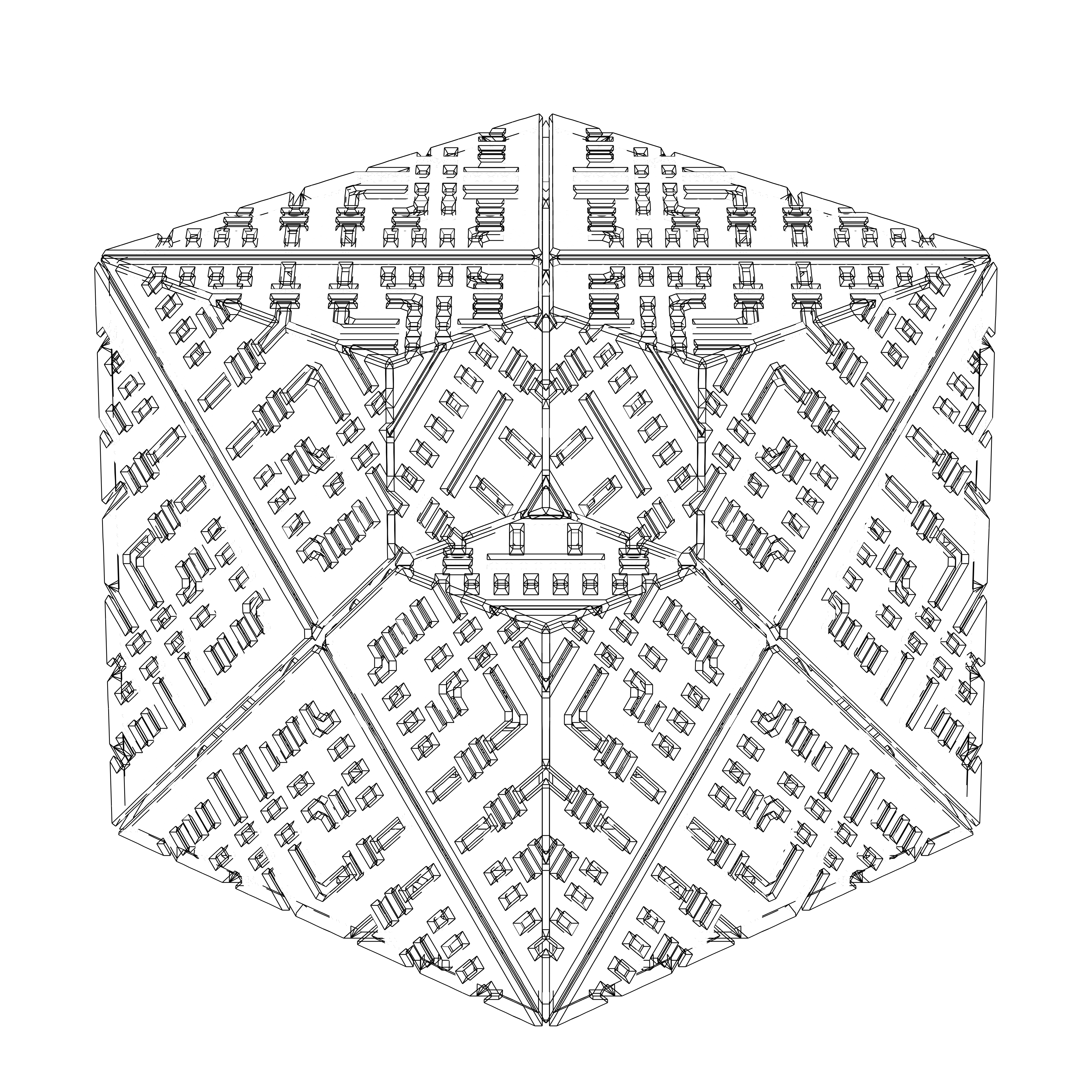 LL21 Alien Art Cube #7 static token preview