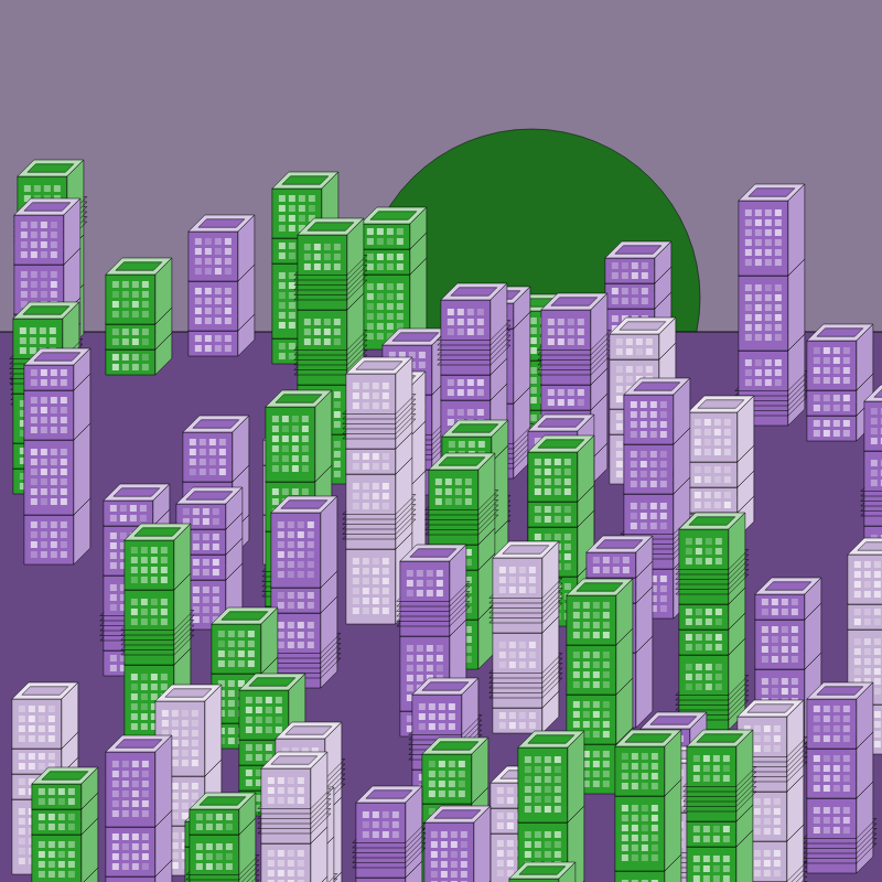 City Lights #9 static token preview