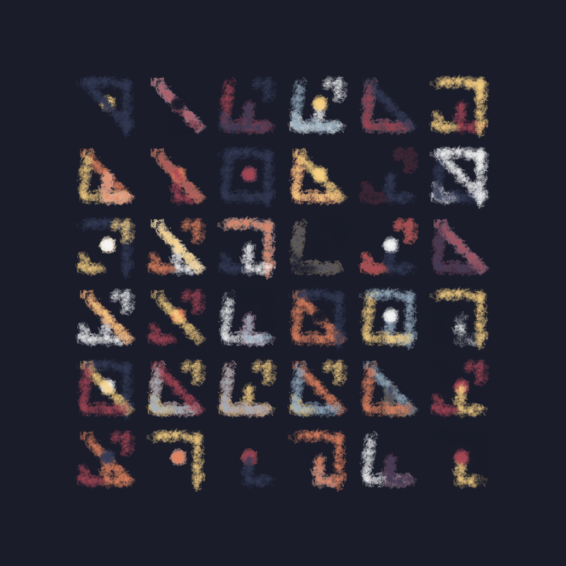 Calligraphic #19 static token preview