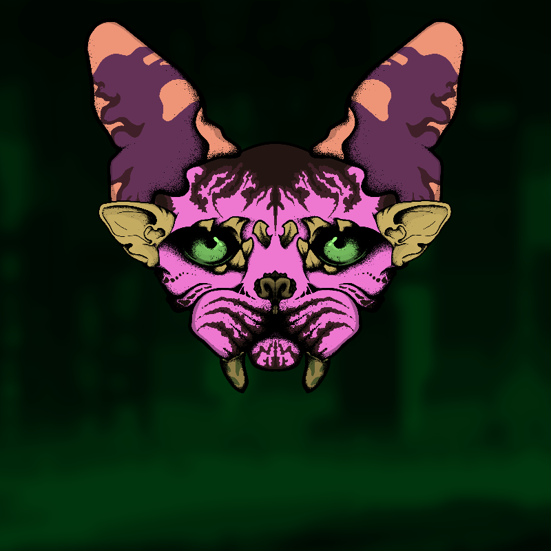 Monster Kitten #9 static token preview