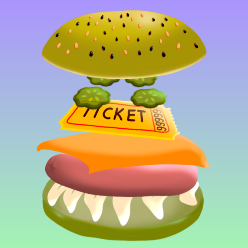 Burger #18 static token preview