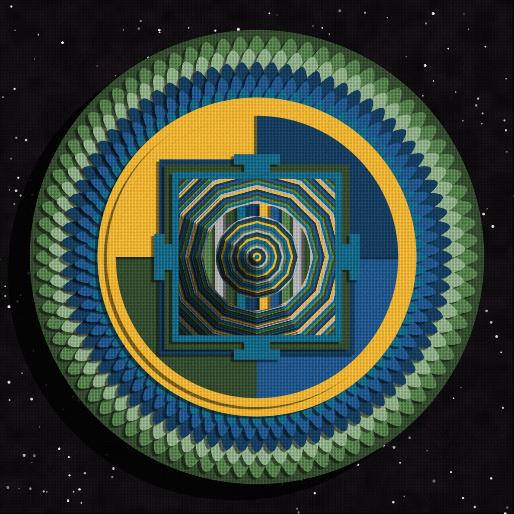 Paper Mandala #22 static token preview