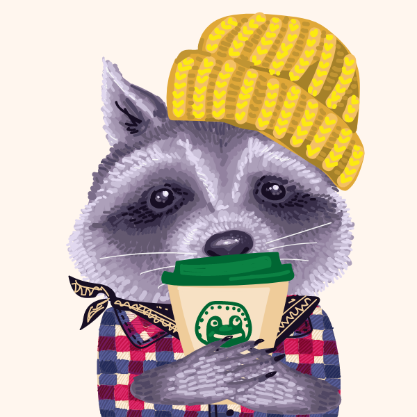 Cool Raccoon Collection #25 static token preview