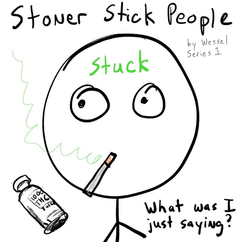 Stoner Stick People #19 static token preview