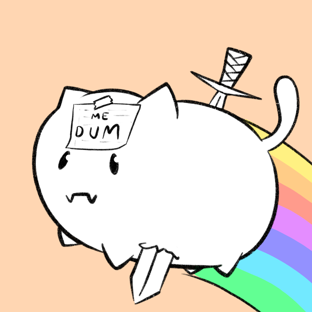 sketchy neko #14 static token preview
