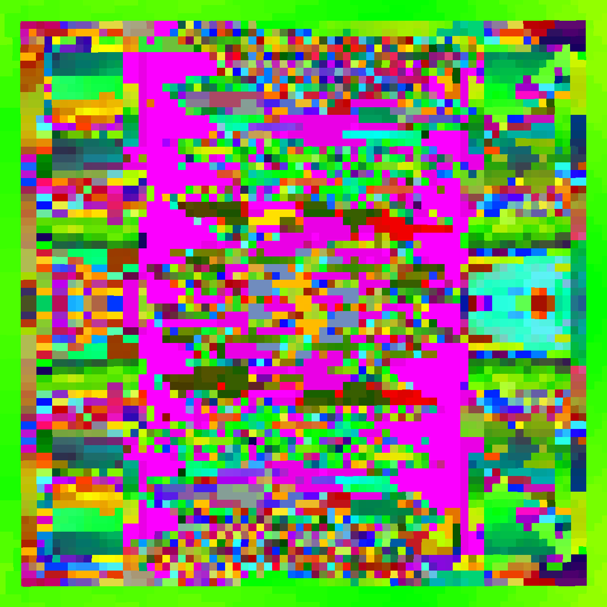 Psychedelic Dance of Pixels #1 static token preview