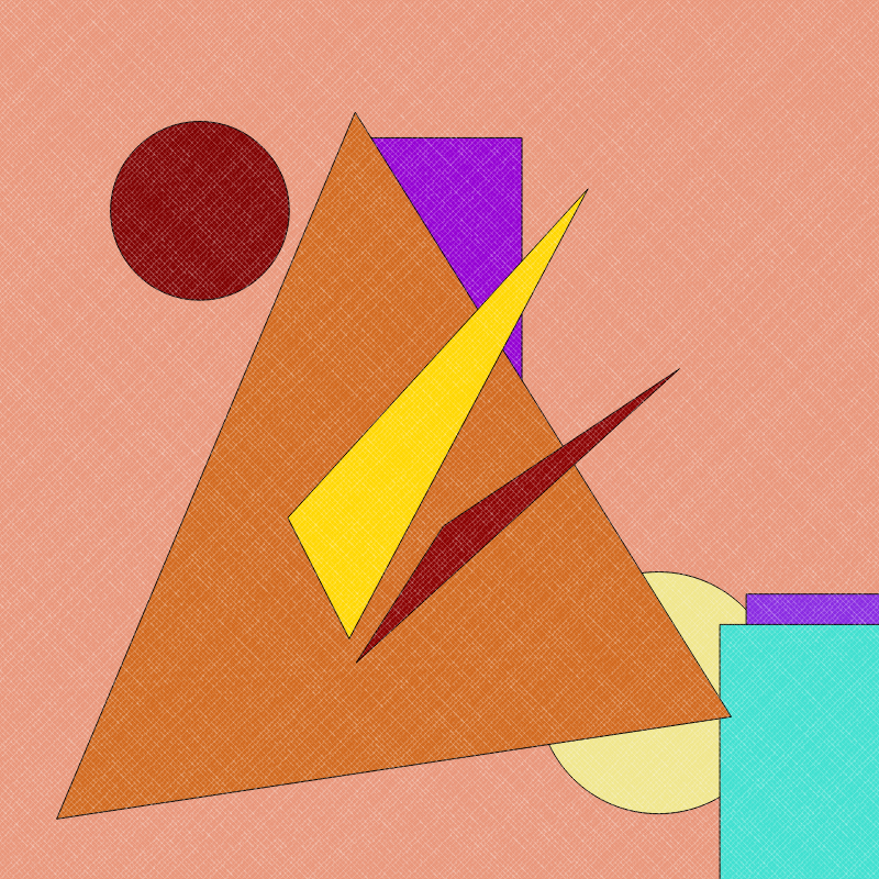 Shapes on Fabric. #3 static token preview