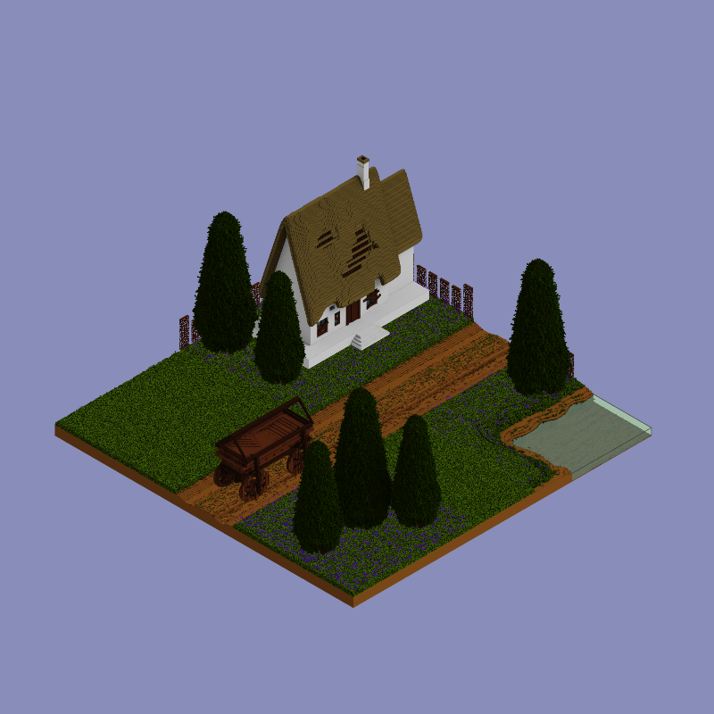 Pastel cottages #2 #10 static token preview