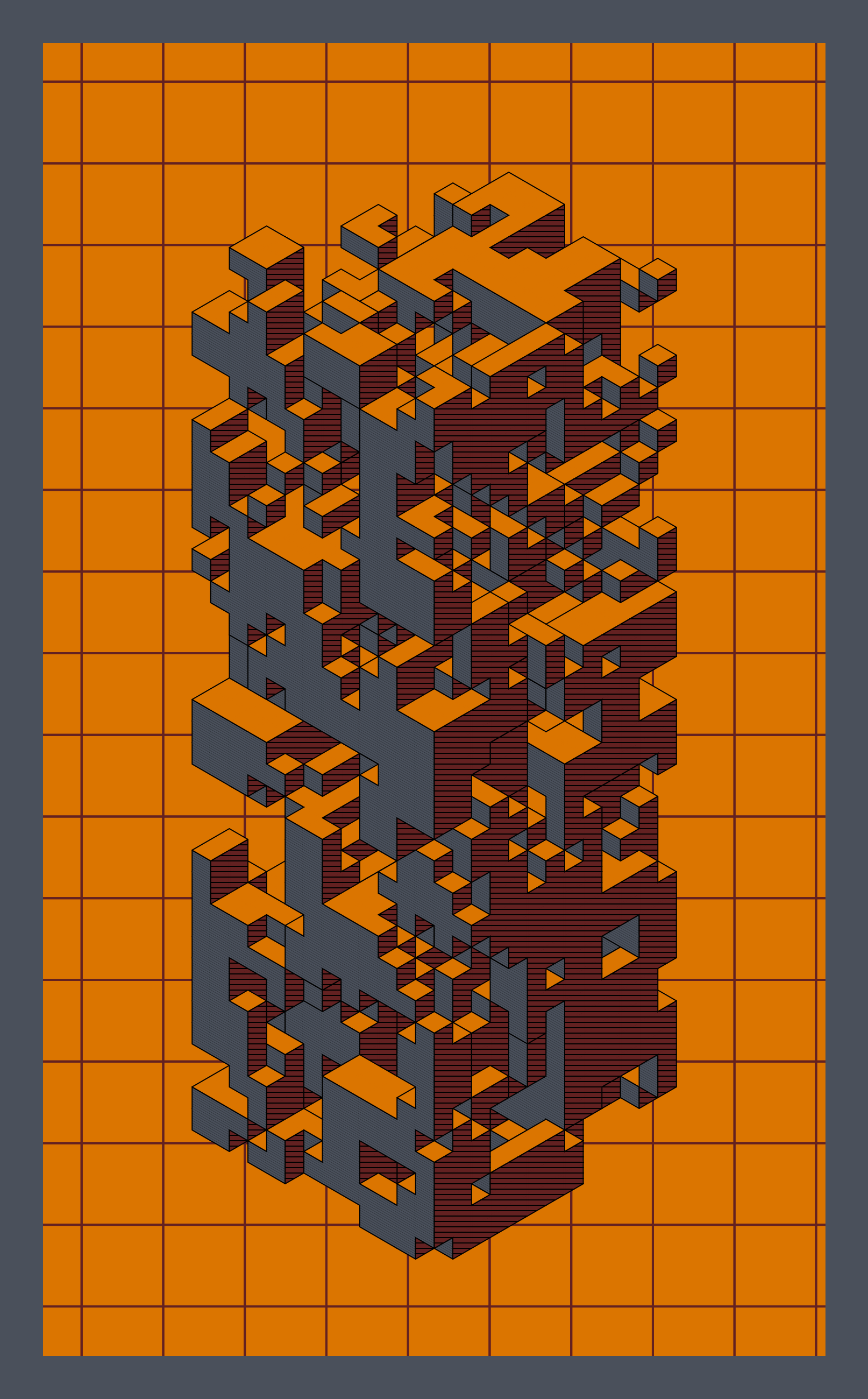 Corroding Cubes #3 static token preview
