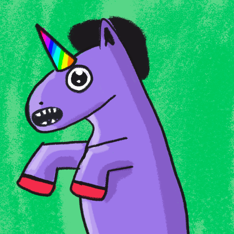 Peculiar unicornos #197 static token preview
