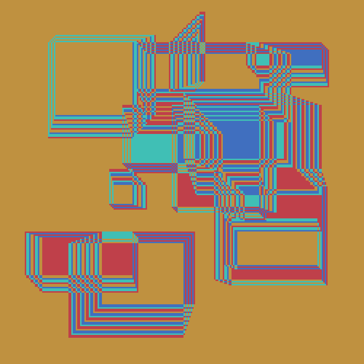Superimposed Rectangles #5 static token preview
