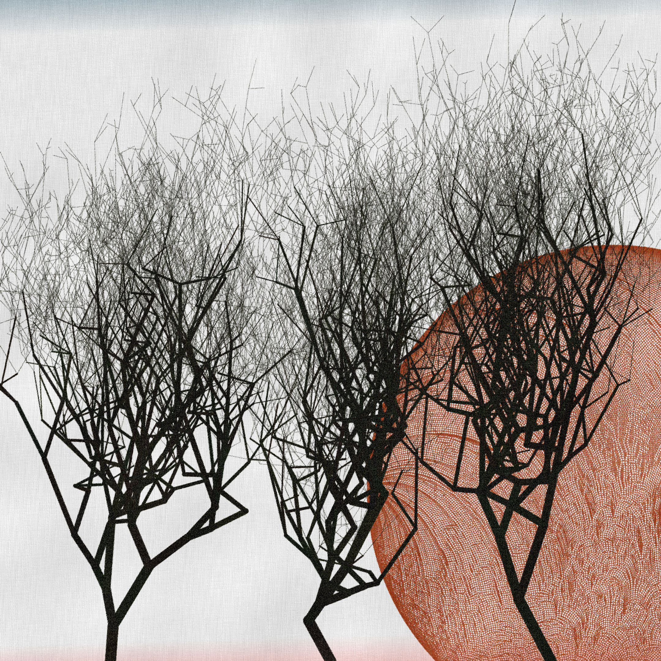 Three dead trees on earth #4 static token preview