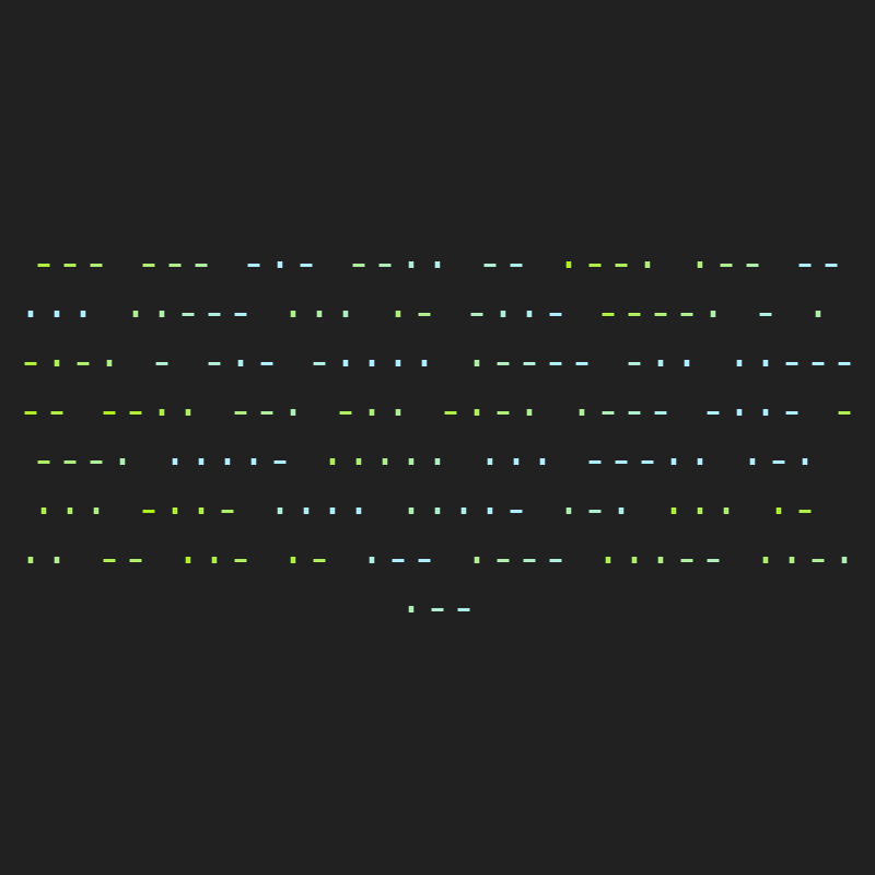 Hash > Morse #1 static token preview