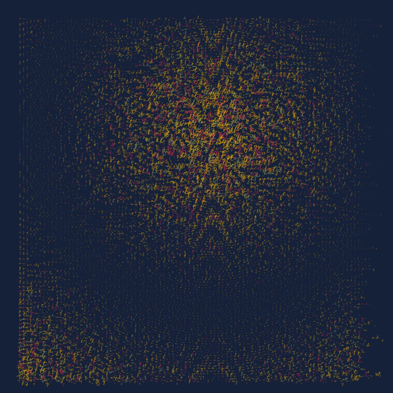 Asemic Writing 1o1 #2 static token preview