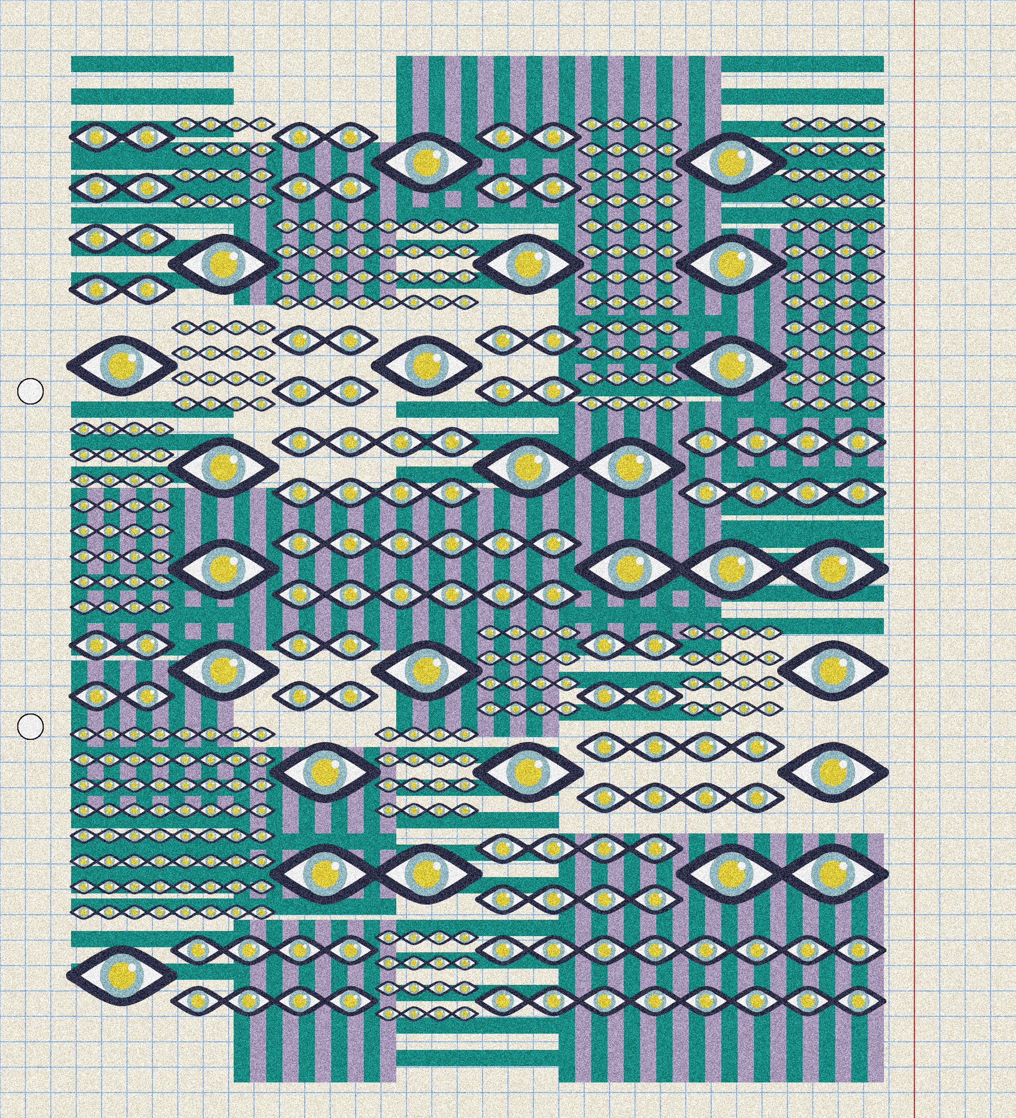sketchbook page 10: surveillance #20 static token preview