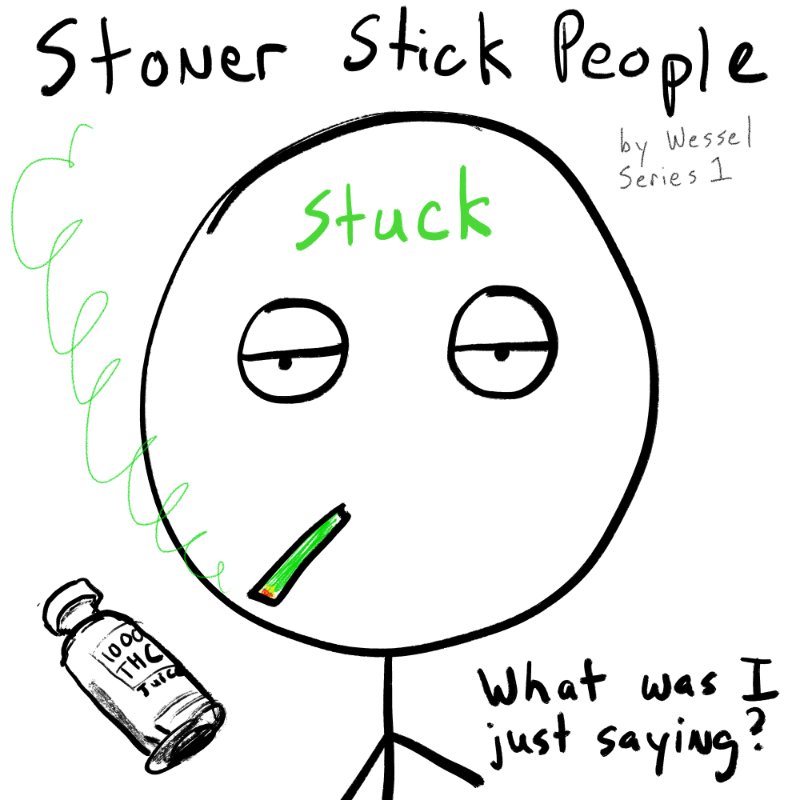 Stoner Stick People #5 static token preview