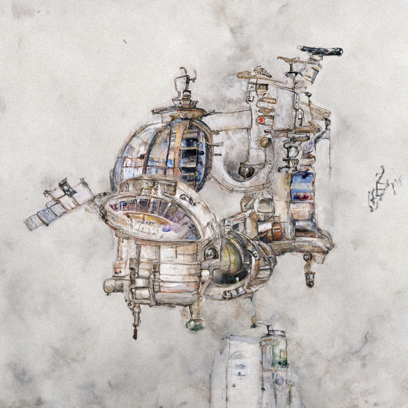 Utopian Space Castles #23 static token preview