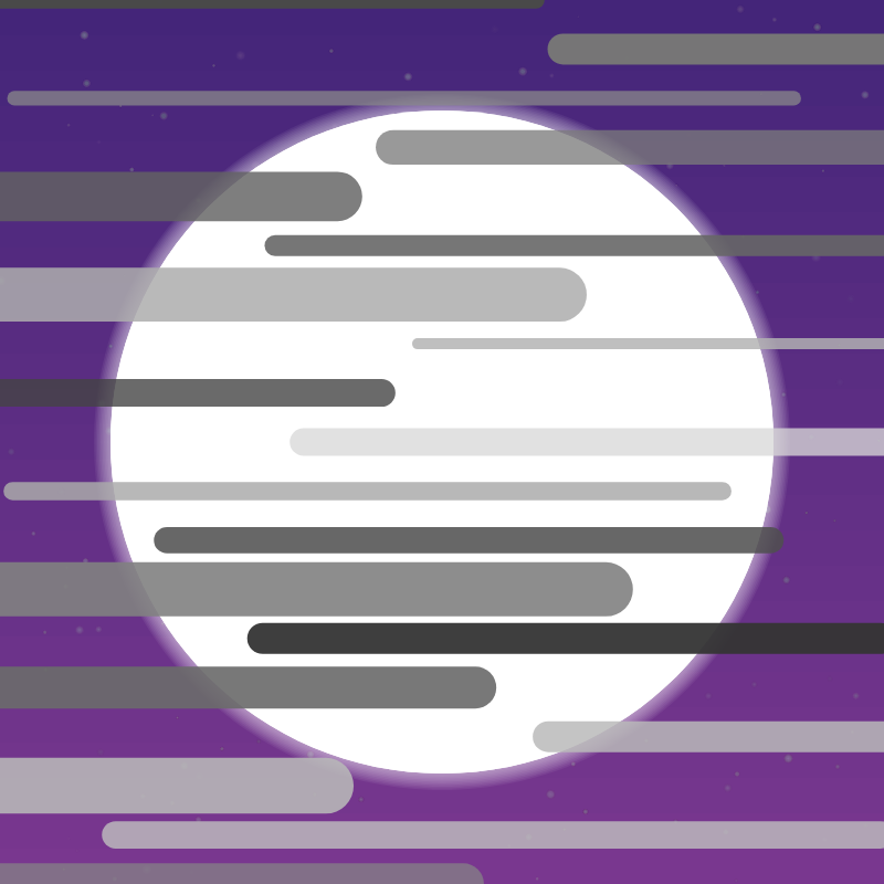 Minimal Moon #3 static token preview